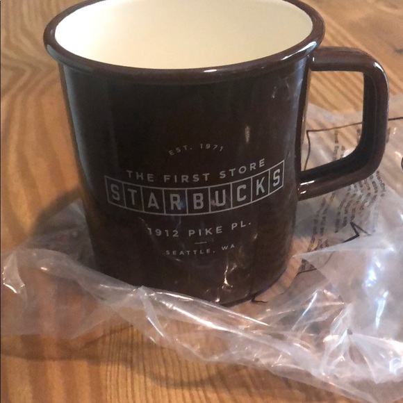 🆕Starbucks Coffee Pike Place Seattle Enamel Mug - Picture 6 of 6